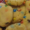 Mini M&M koekjes