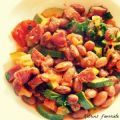 Bonen met courgette en sucuk