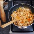 Aziatisch: Gebakken rijst met kip, Thaise[...]