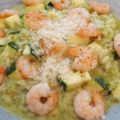 Risotto met courgette, courgettecrème en[...]