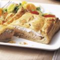 Zalm met bieslookroomkaas in bladerdeeg