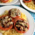 Gevulde tomaten met Stroganoffgehakt