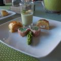 Zalig voorgerecht met trio van asperges