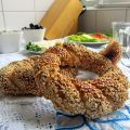 Simit (Turkse bagels / Turkse sesamringen)