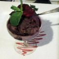 Kersen- en rodewijnsorbet