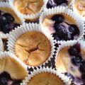 Mini cheesecake met blauwe bessen