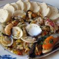 Eerste creatie: vis en saus met brood uit de[...]