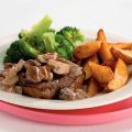 Biefstuk met kastanjechampignonsaus