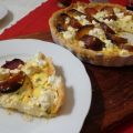 Hartige taart met geroosterde biet en feta