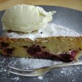 Taart met kersen en amandelspijs