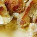 Broodpudding met Baileys en banaan