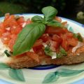 Bruschetta met tomaat & basilicum