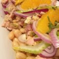 Salade van tonijn en cannellini bonen