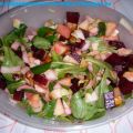 Salade met stroopvinaigrette