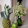 Groene ontbijtsmoothie.