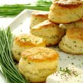Cream Cheese en Bieslook Biscuits