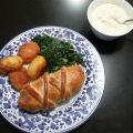 Wellingtons met mosterd-crème-fraîche