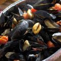Mosselen met spekjes en Italiaanse kruiden