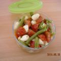 Salade van tomaten, sperziebonen, mozzarella en[...]