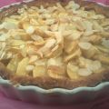Franse appeltaart met 'n laagje amandelspijs