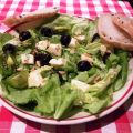 Salade van blauwschimmelkaas, groene tomaten en[...]