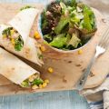Wraps met romige zalm