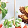 Pincho met paprikapuree