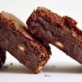 Driedubbele chocolade brownies (zonder noten)
