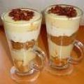 Trifle met peer en perzik