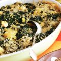 Spinazieroomgratin met gehaktballen