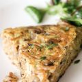 Pasta frittata met paddenstoelen