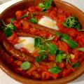 Menemen met Merguez worstjes