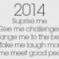 14 doelen voor 2014