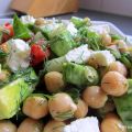 Salade van kikkererwten met feta, avocado en[...]