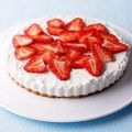 Cheesecake met aardbeien