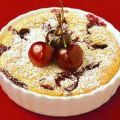 Clafoutis van pruimen of kersen
