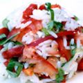 Pikante rijstsalade