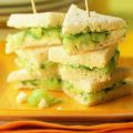 Komkommersandwiches met dilleboter