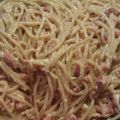 Spaghetti Carbonara met Salade