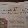 Superfoods vol suiker schrijft De Standaard,[...]