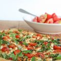 Pissaladiëre met courgette en feta