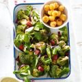 Minikrieltjes met salami & broccolisalade