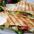 Wraps met gegrilde groenten en geitenkaas