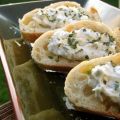 Crostini met pecorini en tijm