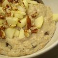 Havermoutpap met appel-rozijn-walnoot
