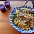Herfstpasta met ham