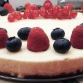 Witte chocolade taart