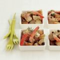 Aardappelsalade met garnalen