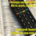 Dag 10: Beweeg je fit terwijl je tv kijkt.[...]