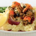 Zeevruchten met knoflook en peterselie